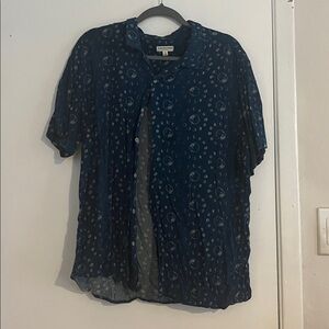 EARTHBOUND Navy Lunar Pattern Shirt